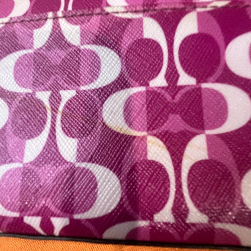 Coach Pink Clutch Wristlet - Picture 8 of 16